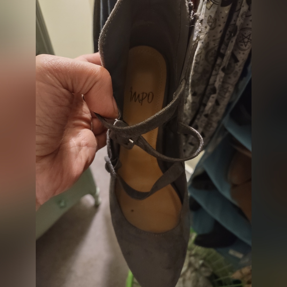 Impo Grey sueded shoes